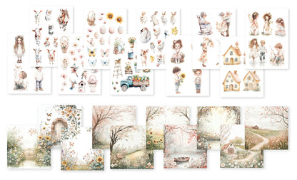 Dutch Doobadoo DDBD Collage Joyeux Printemps