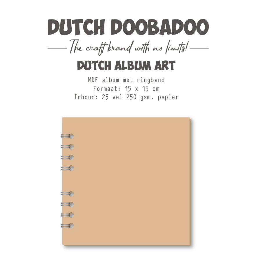 Dutch Doobadoo DDBD Carnet d'art MDF 15 x 15 cm