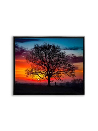 Art mural-Coucher de soleil paisible-Toile imprimée