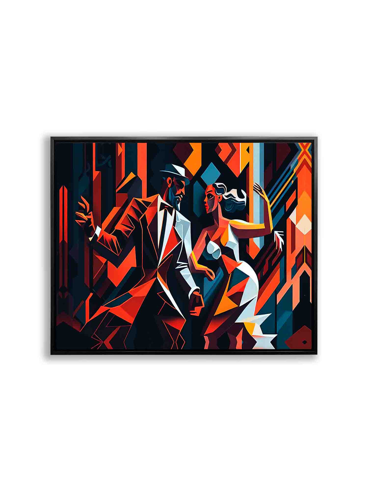 Toile murale - Tango en ville - Art moderne