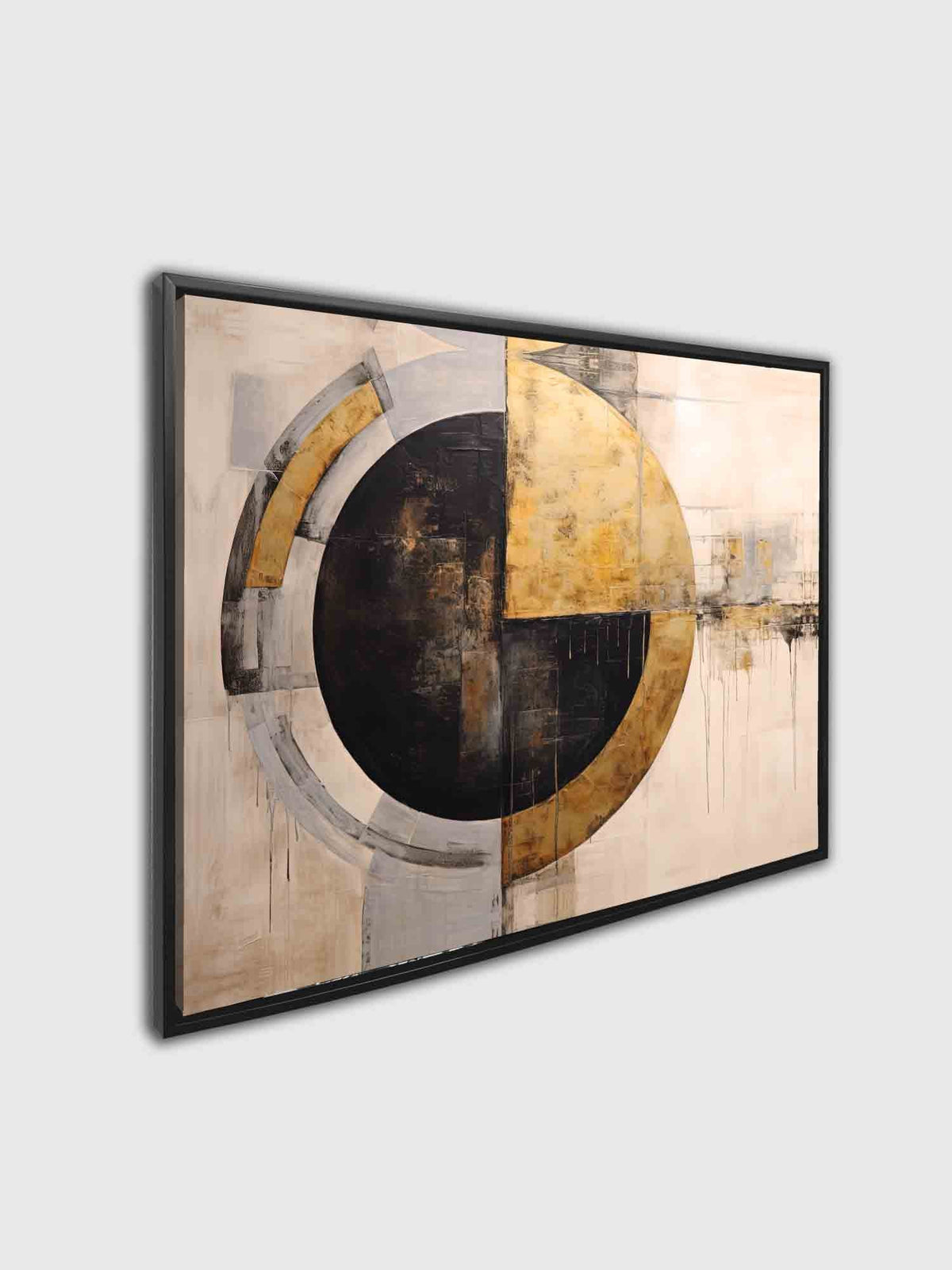 Art mural abstrait Soleil - Impression sur toile - Art moderne