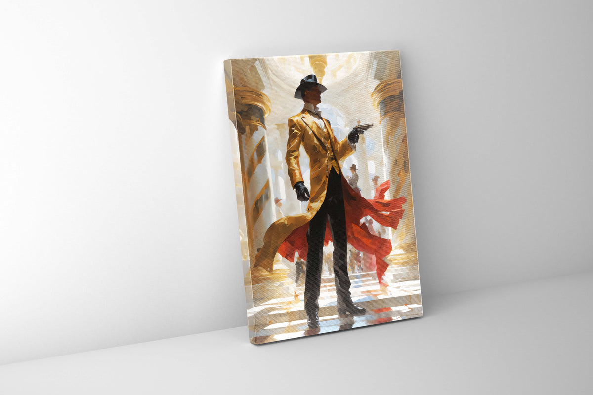 Wall Art-Back to the future Gunslinger -Canvas Printed-Artwork Decor