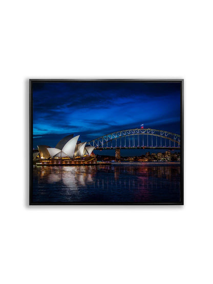Décoration Murale Sydney Skyline 122 x 91 cm Toile Beaux-Arts