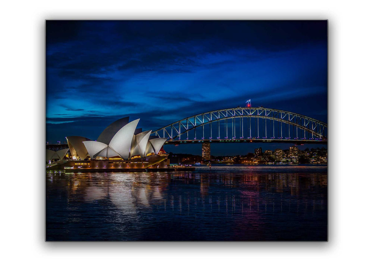 Décoration Murale Sydney Skyline 122 x 91 cm Toile Beaux-Arts