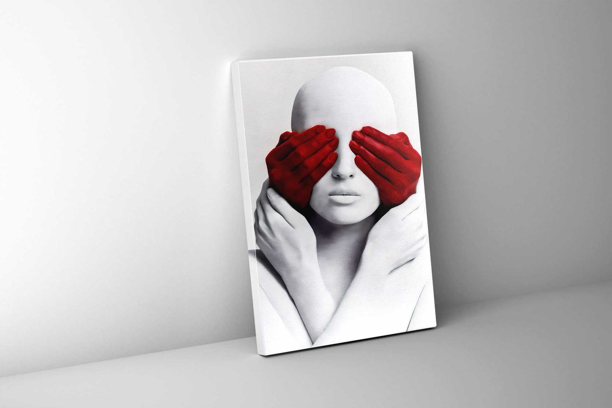 Peek-a-boo - Impression sur toile