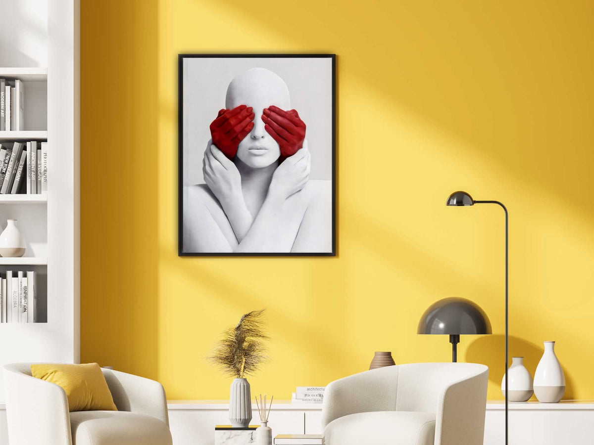 Peek-a-boo - Impression sur toile
