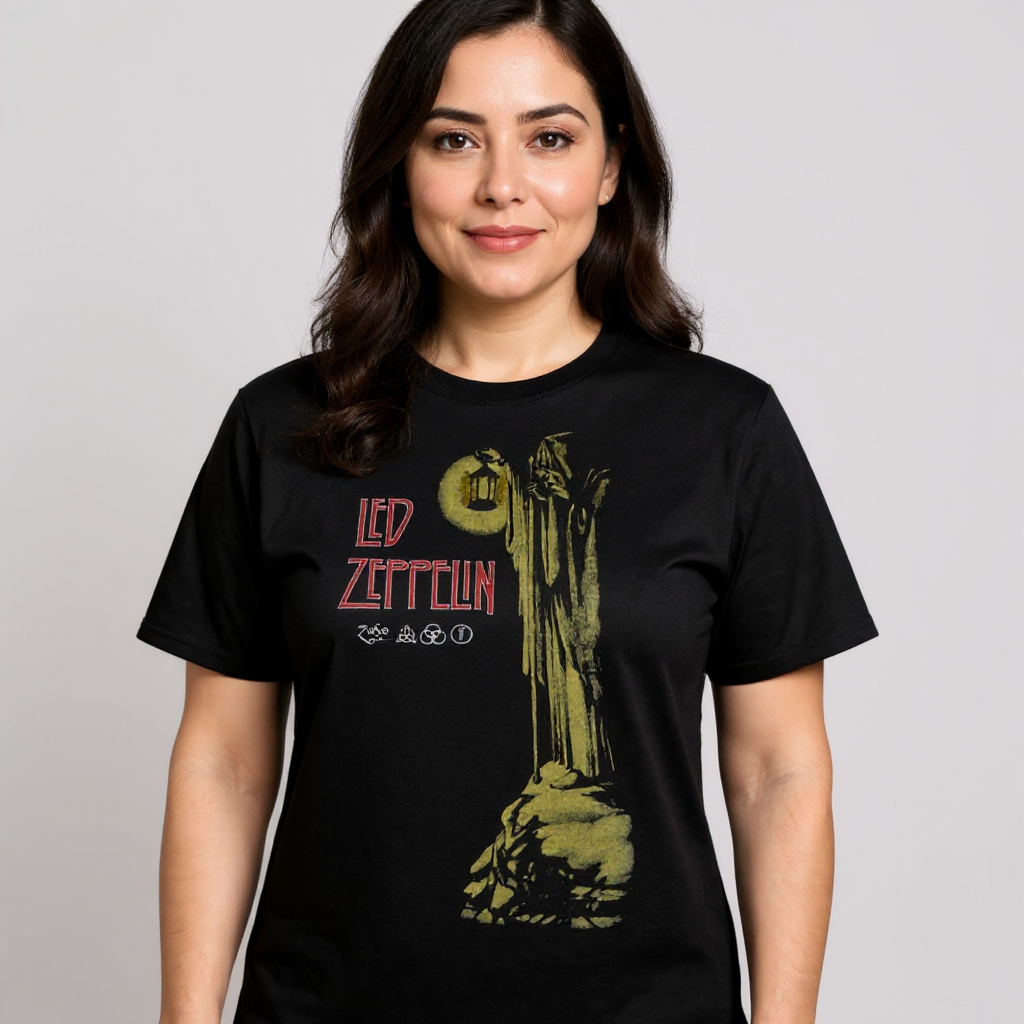 Led Zeppelin Stairway to Heaven Black T-Shirt