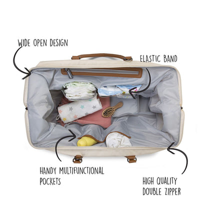 Sac à Langer Serene & Stylish Off-White