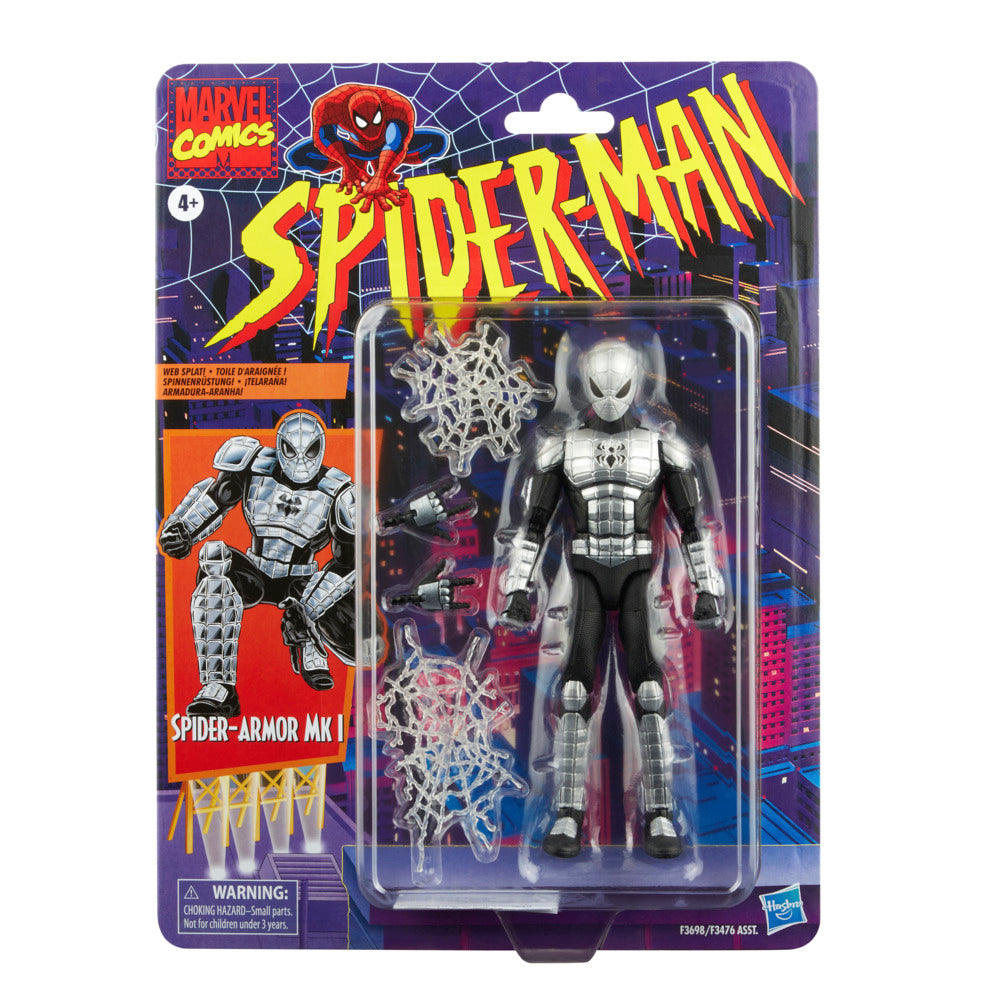 spider-man - Spider-Armor Mk I Marvel Legends Rétro