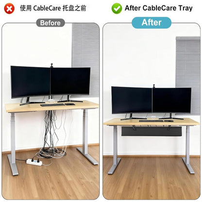 Desk Cable Organizer Desktop Storage Rack