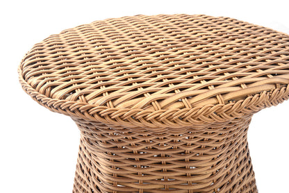 Emmett 3-Piece Wicker Outdoor Swivel Chair Bistro Set