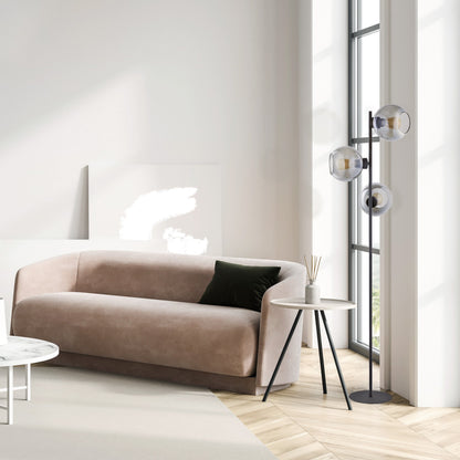 Lampadaire scandinave CUBUS Graphite pour salon, chambre et bureau – Éclairage moderne et minimaliste (Liquidation)