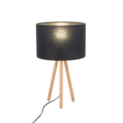 Lampe de chevet TOKYO noire (liquidation)