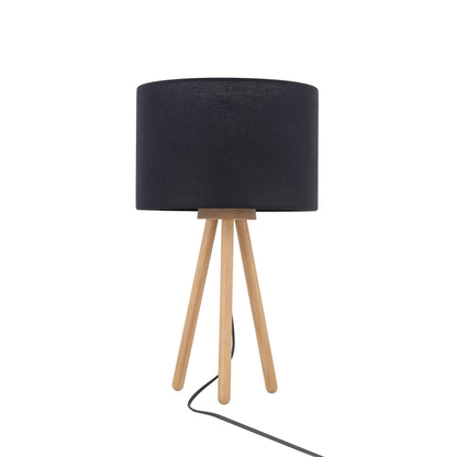 Lampe de chevet TOKYO noire (liquidation)