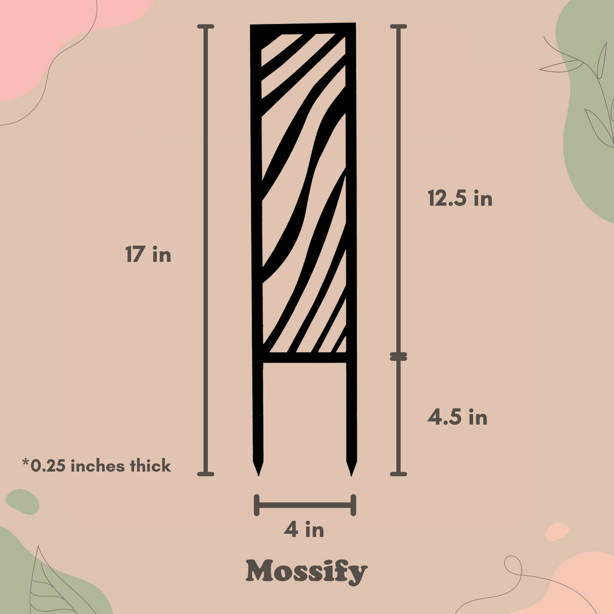 Trellis en bois Zébra