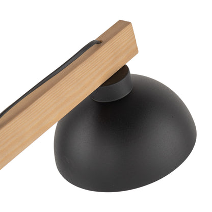 OSLO Black Scandinavian Table Lamp for Bedroom & Nightstand