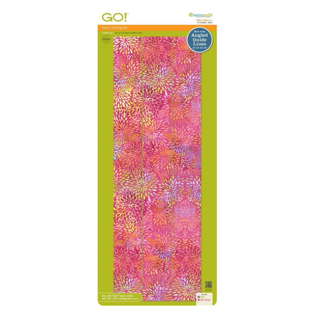 GO! Coupe-bandes 2 1/2" (2" finies) 3 Bandes