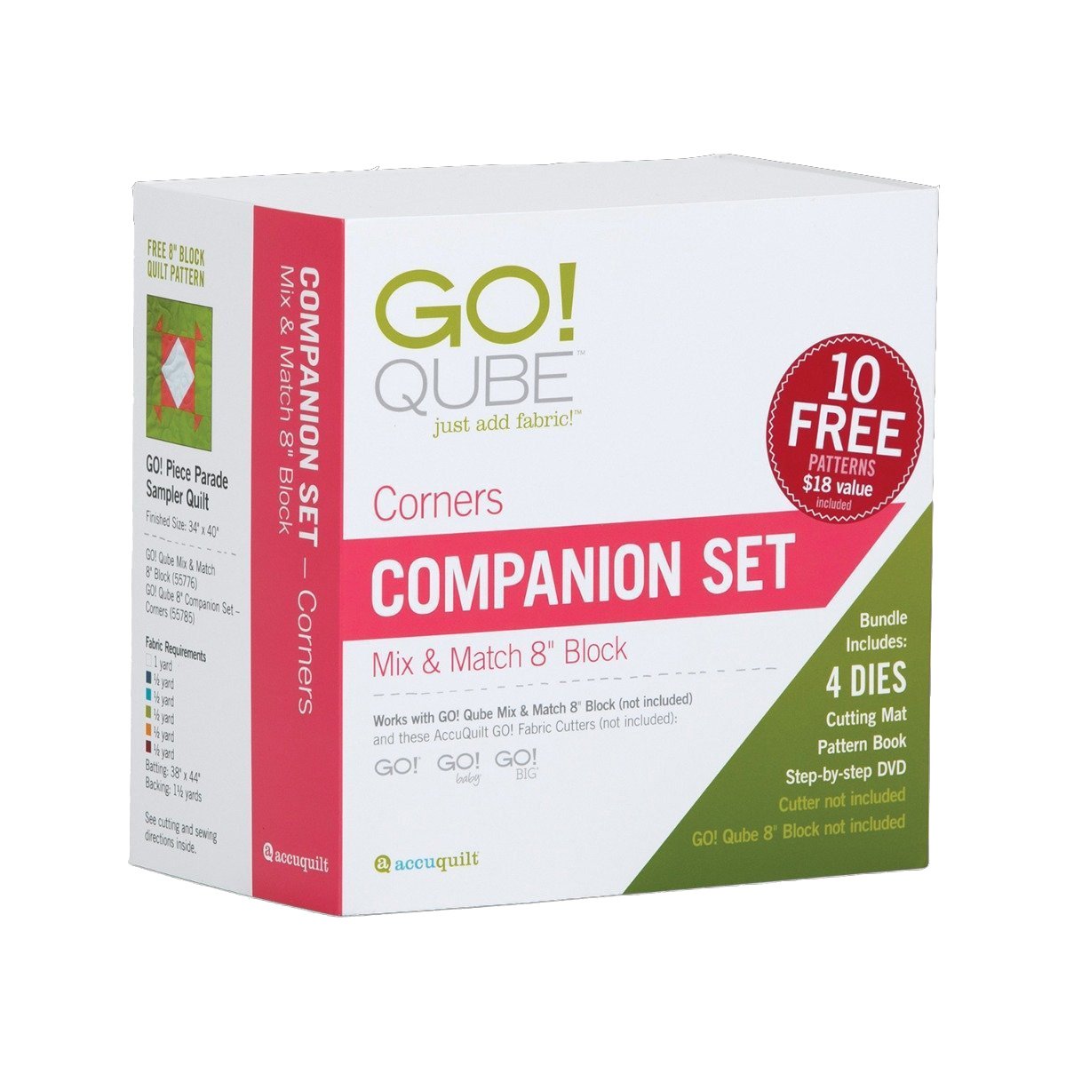 Ensemble de compagnons d'angles GO! Qube 8"