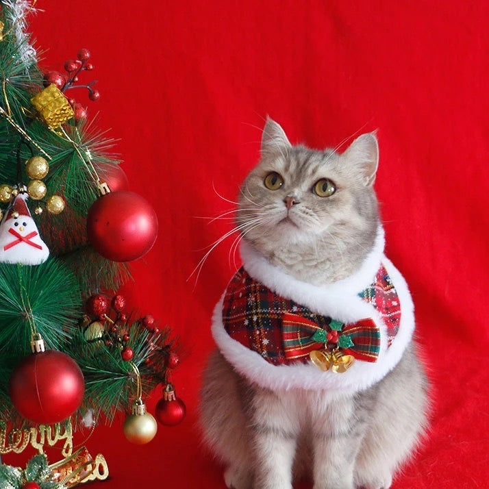 Cape de Noël pour chien Moments Joyeux | Vêtement d'extérieur de Noël