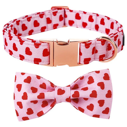 Nœud papillon cœur pour collier
