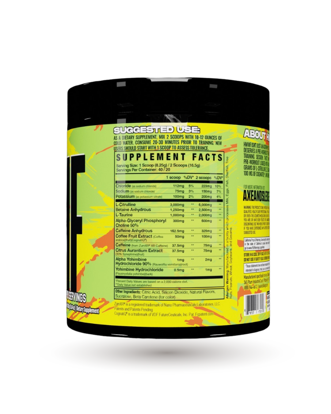 Axe & Sledge HWMF Pre-Workout
