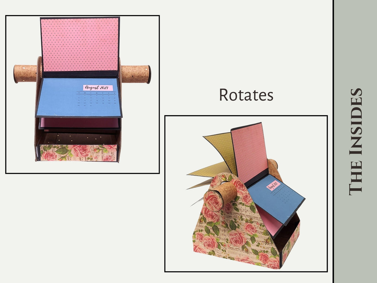 CrafTreat Scrapbook Blanks - Rolodex - Kraft Color