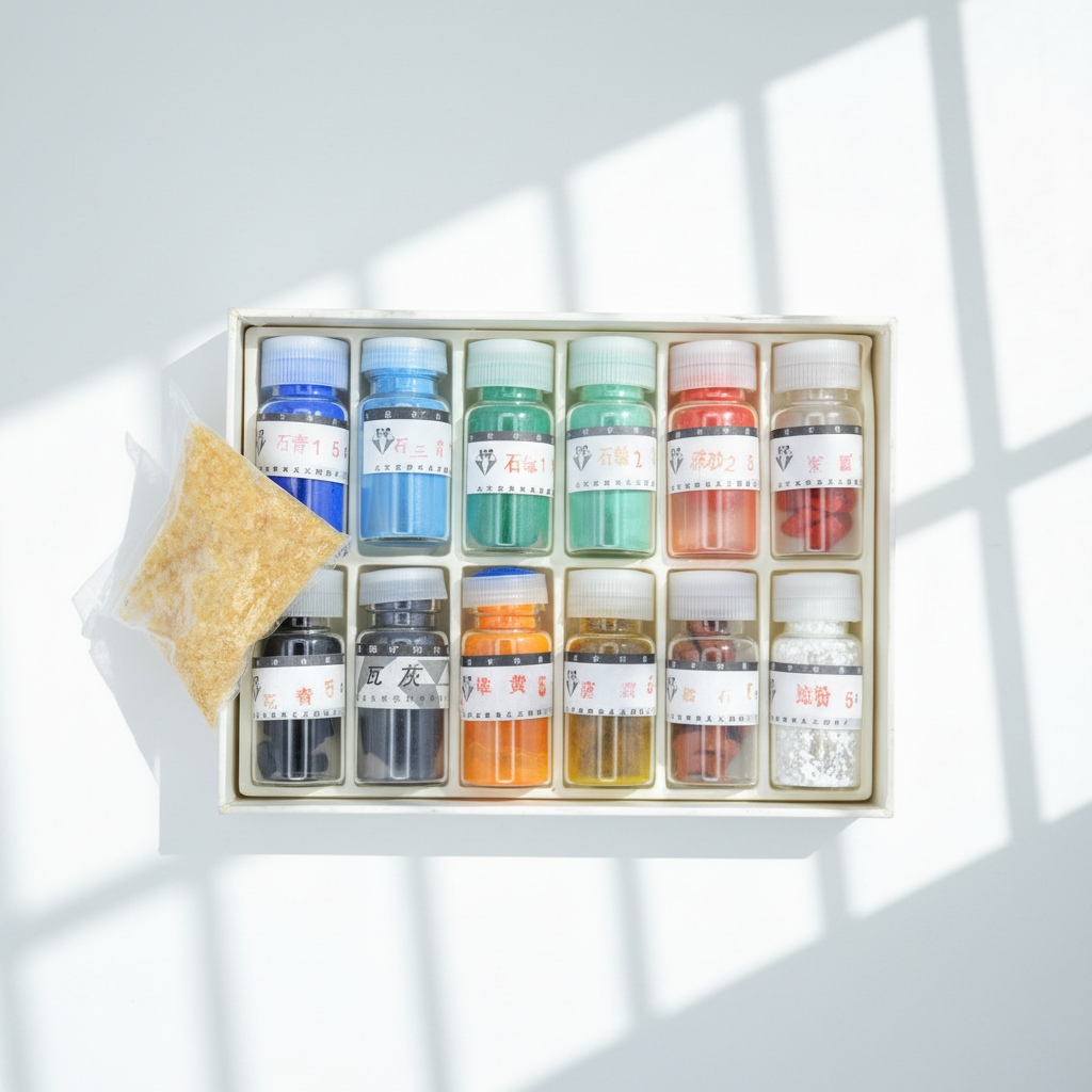 Pure Dry Mineral Pigments - Set of 12 Colors