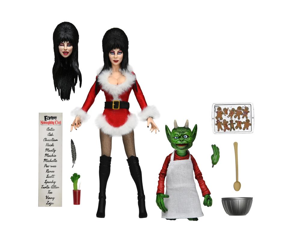 Neca - Elvira, Mistress of the Dark Elvira - Very Scary X-Mas Ver.) Deluxe Clothed