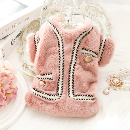 Manteau pour chien en peluche Odesa | Manteau chaud pour chien pour temps froid