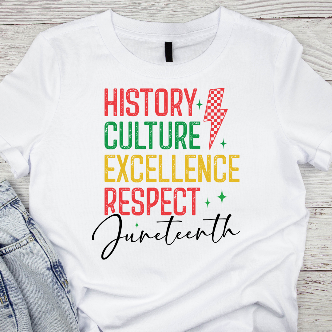 Histoire Culture Excellence Respect TRANSFERT UV DTF/DTF