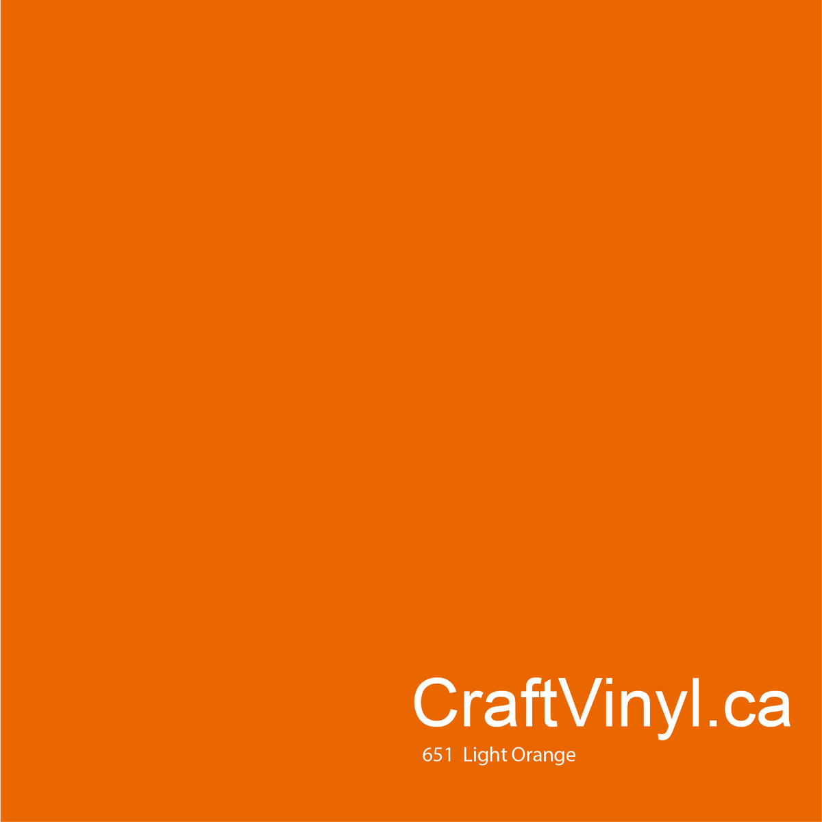 Oracal 651 Brillant Orange clair #036