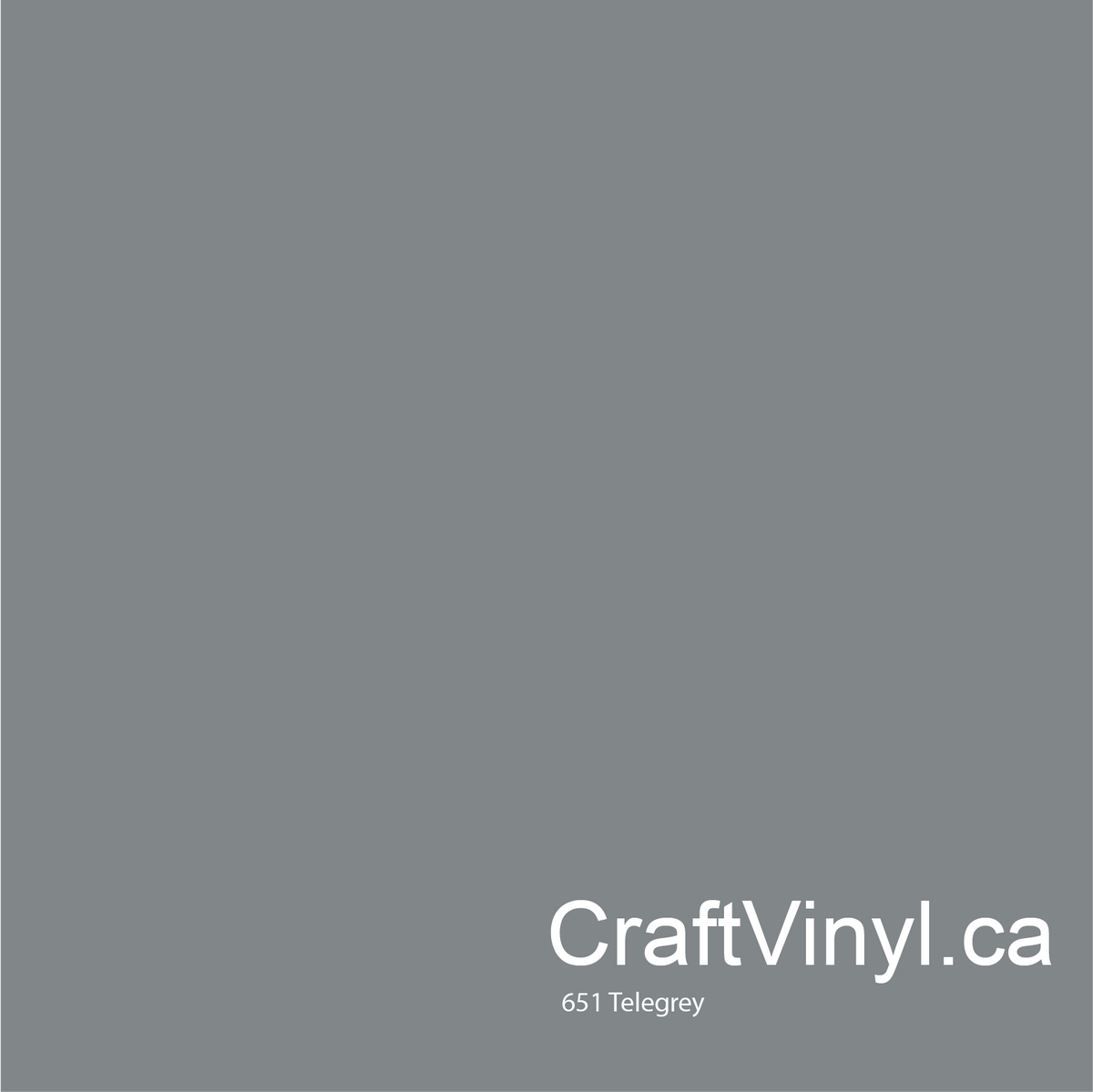 Oracal 651 Glossy Telegrey Vinyl #076 sheets and rolls