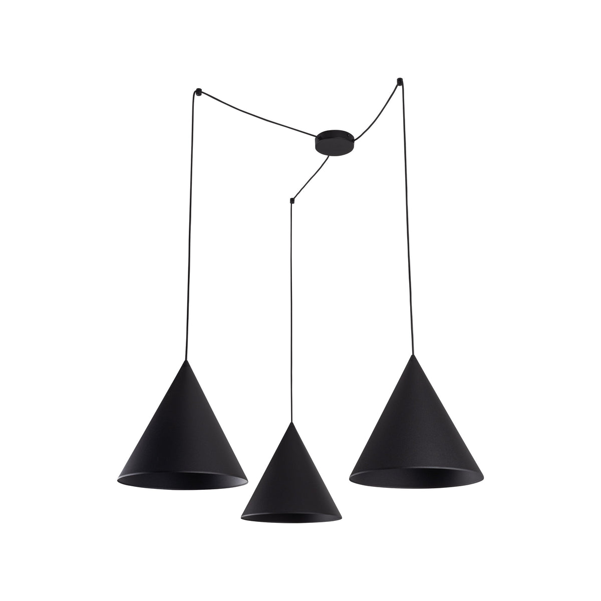 CONO 3-Light Modern Pendant Light for Kitchen Island, Dining Table & Contemporary Interiors