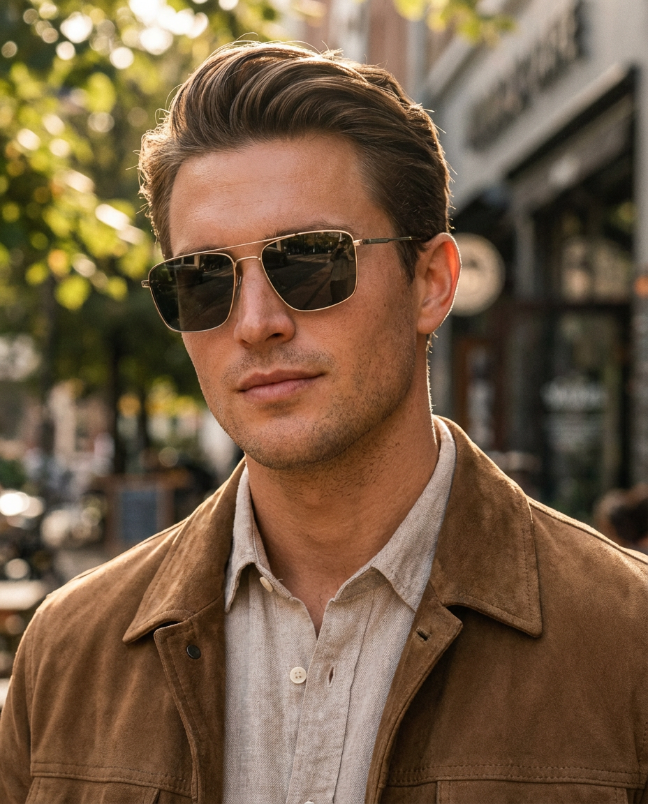 Boléro Kaelix — Square Aviator Sunglasses