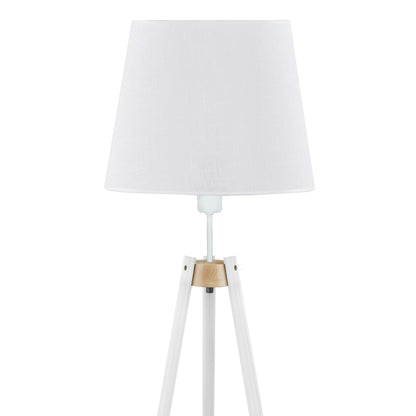 VAIO White Tray Table Floor Lamp for Living Room & Bedroom