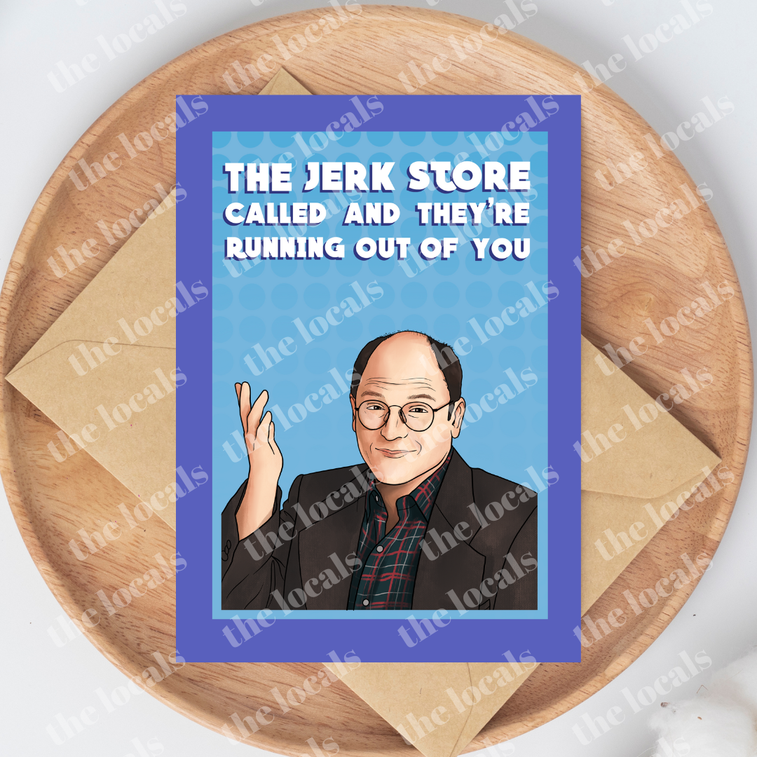 La carte de vœux "The Jerk Store"