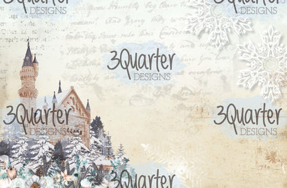 Lot de 6 cartes de Noël féériques 10x15 cm