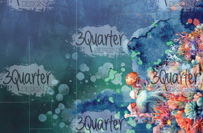 3Quarter Designs Royaume de Poséidon Pack de Cartes 6x4