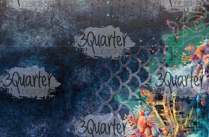 3Quarter Designs Royaume de Poséidon Pack de Cartes 6x4