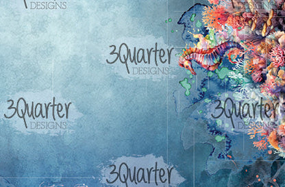 3Quarter Designs Royaume de Poséidon Pack de Cartes 6x4