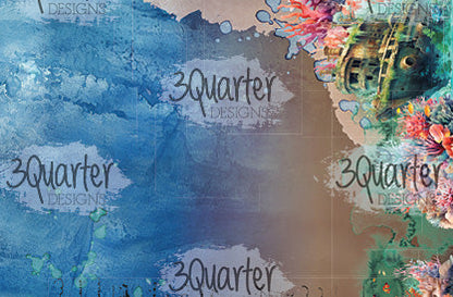 3Quarter Designs Royaume de Poséidon Pack de Cartes 6x4