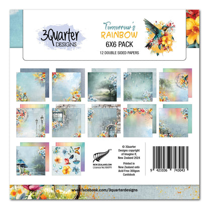 3Quarter Designs Tomorrow's Rainbow 6x6 Paper Pack