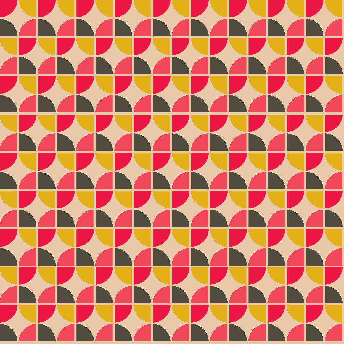 Vinyle thermocollant à motif géométrique groovy des années 70