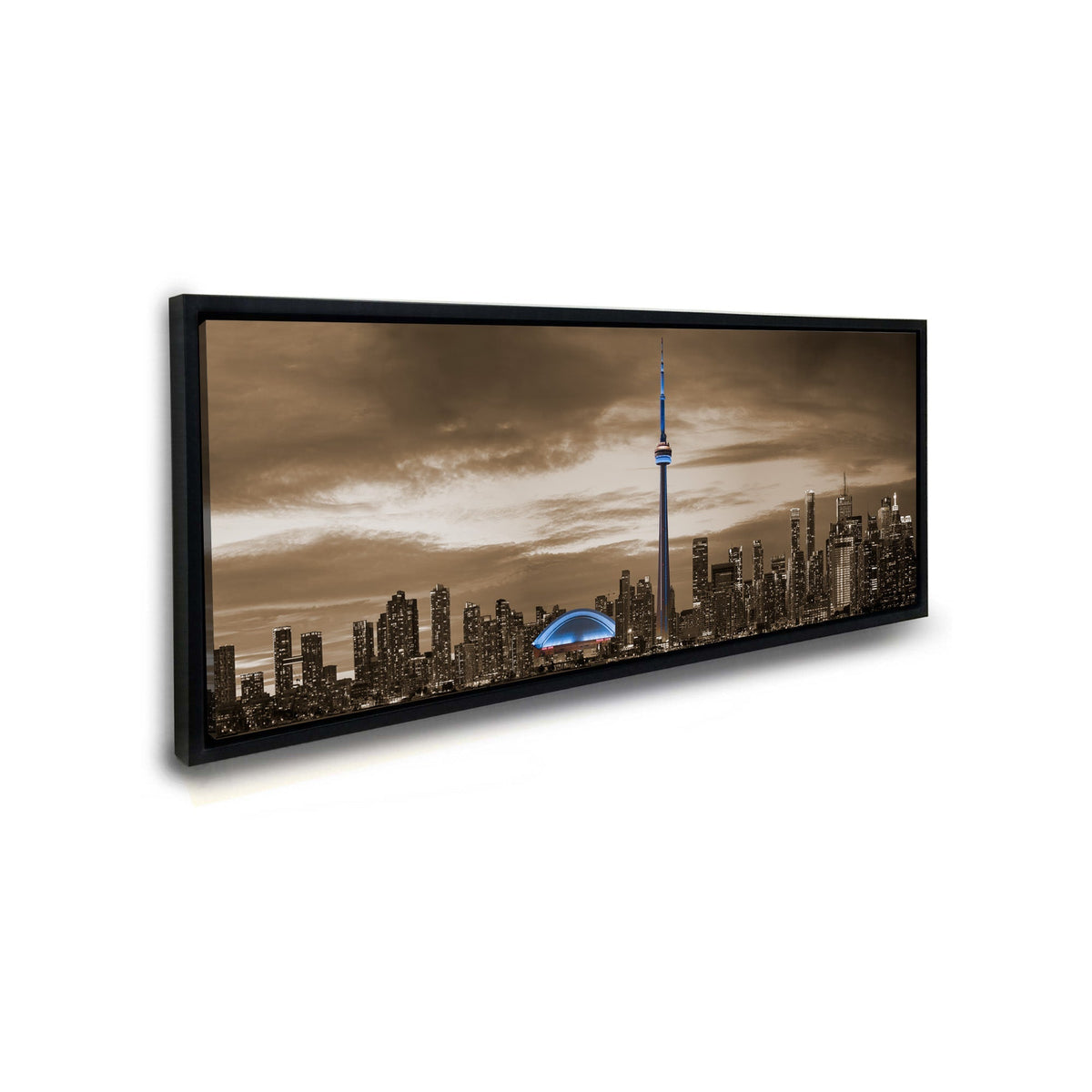 Wall Art-Toronto In Sepia-Cities Skylines