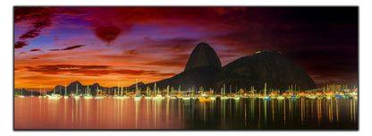 Décoration murale Copacabana Pain de Sucre Brésil 183 x 61 cm