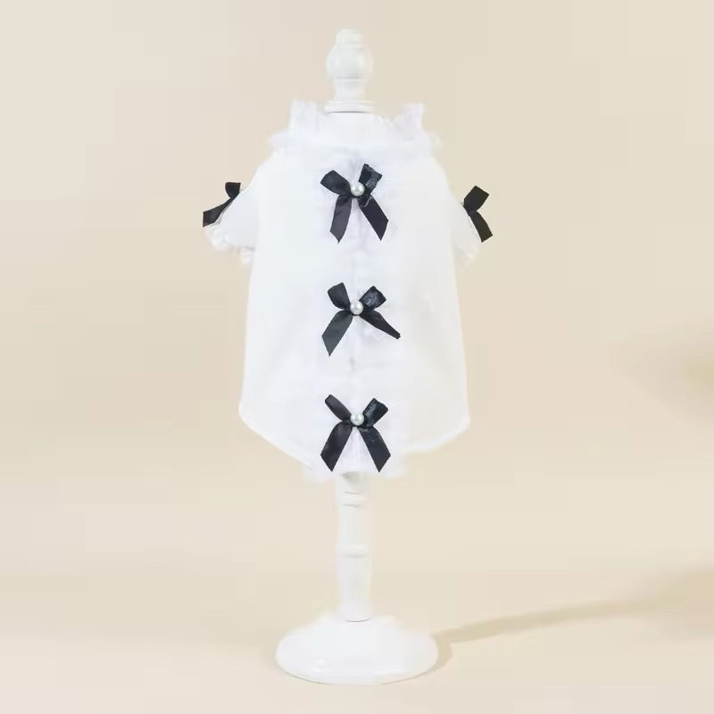 Ensemble chemise et nœud Charlise pour chiens – Tenue élégante pour chien
