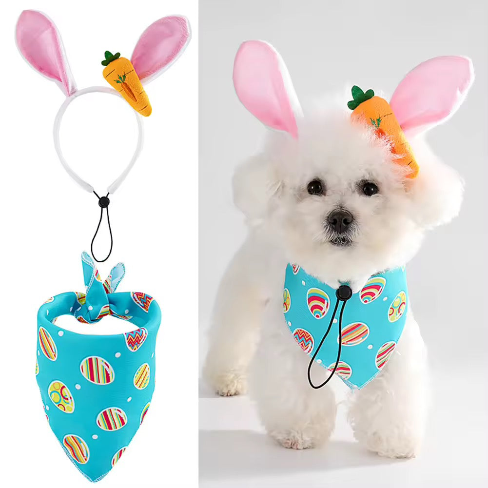 Ensemble Lapin de Pâques – Tenue Festive de Luxe pour Chien