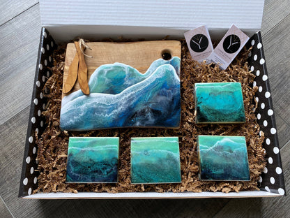 Coffret cadeau de planche de charcuterie