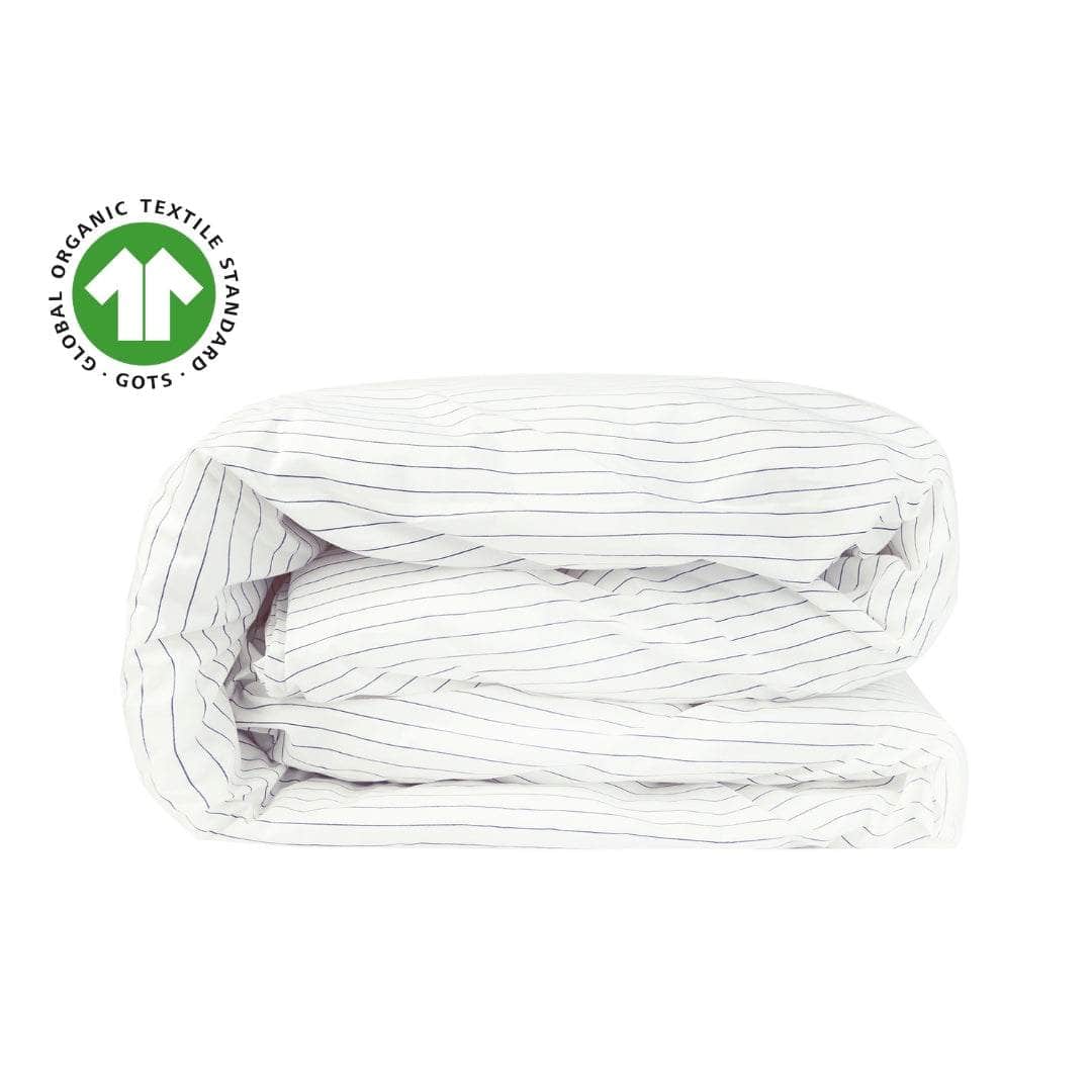 Housse de couette en percale de coton bio Essential