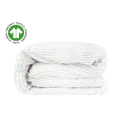 Housse de couette en percale de coton bio Essential